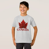 Drapeau canadien pour enfants T-shirt Enfants Bio  (Devant entier)