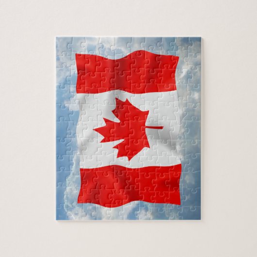 Drapeau canadien - puzzle (Vertical)
