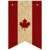 Drapeau canadien vintage de feuille d'érable (Premier drapeau)