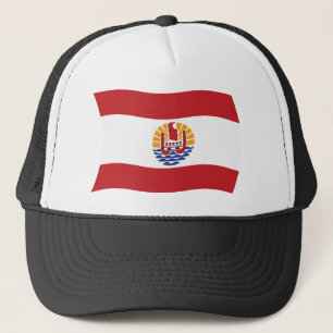 Drapeau Casquette de la Polynésie française