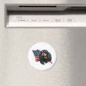 Drapeau Cavalier King Charles Spaniel - Magnet (In Situ (Lave-vaisselle))