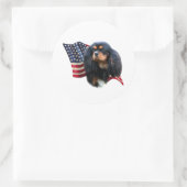 Drapeau Cavalier King Charles Spaniel - Sticker (Sac)