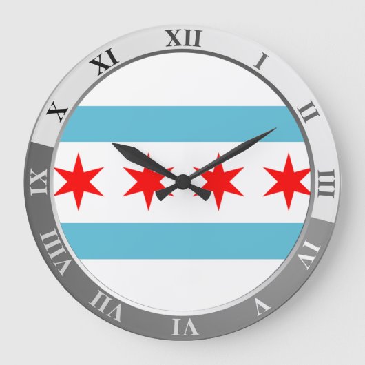 Drapeau Chicago Grande horloge (Recto)