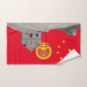 Drapeau chinois (Serviette à main)
