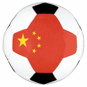 Drapeau chinois : Bal de football patriotique