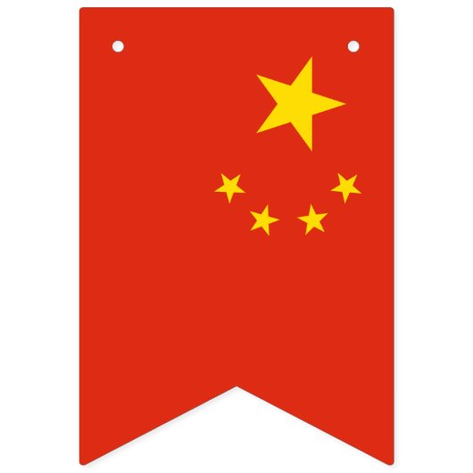 Drapeau chinois & Parti Chine bannières / Mariages (Deuxième drapeau)