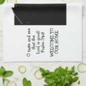 DRAPEAU chrétien personnalisé de serviette de cuis (Plié)