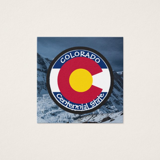 Drapeau circulaire du Colorado (Devant)