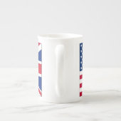 Drapeau citoyen américain et britannique Chine Mug (Dos)