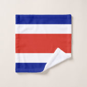Drapeau civil du Costa Rica (Gant de toilette)
