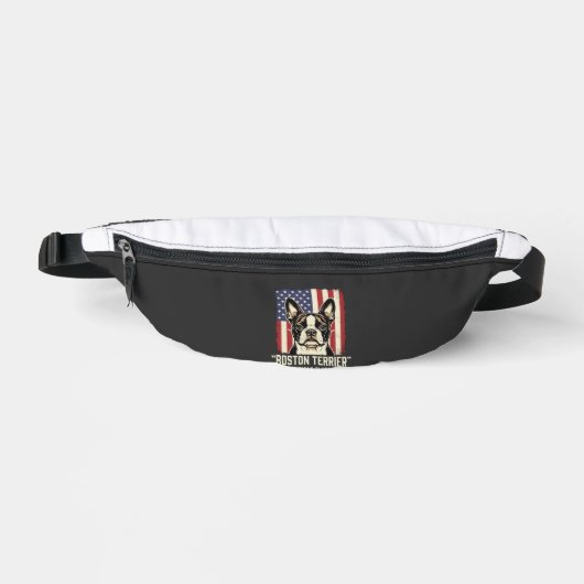 Drapeau Classique Américain Boston Terrier (Recto)