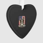 Drapeau Classique Américain Boston Terrier (devant)
