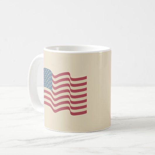 Drapeau classique américain de café Mug (Devant gauche)