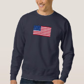 Drapeau classique américain Sweatshirt cadeau (Devant)