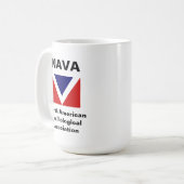Drapeau classique NAVA Mug 12oz (Devant gauche)
