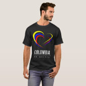Drapeau colombien Coeur Bandera Corazon Sweat - sh (Devant entier)