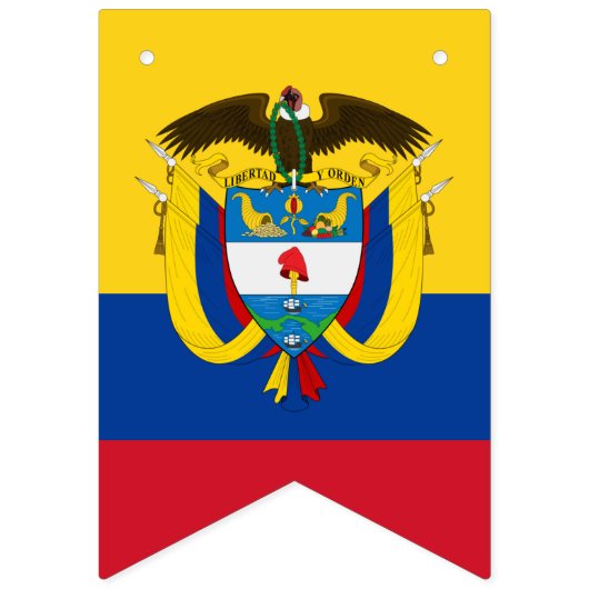 Drapeau colombien et parti Colombie bannières / Ma (Deuxième drapeau)