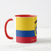 Drapeau colombien & patriote colombien / sport Mug (Gauche)