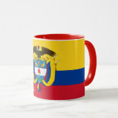 Drapeau colombien & patriote colombien / sport Mug (Devant droit)