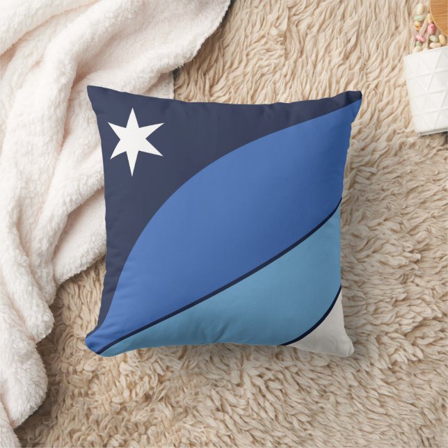 Drapeau Columbia sur le Coussin américain MoJo (Couverture)
