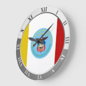 Drapeau Columbus Grande horloge (Angle)