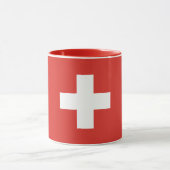 Drapeau Combo Mug De Suisse (Centre)
