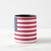 Drapeau Combo Mug Des États-Unis (Centre)