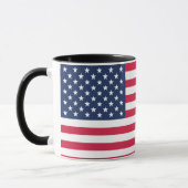 Drapeau Combo Mug Des États-Unis (Gauche)