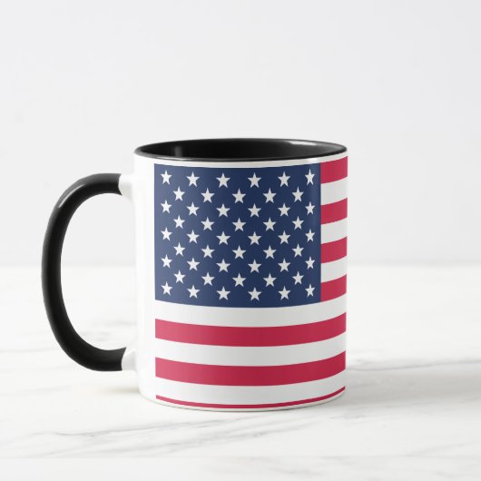 Drapeau Combo Mug Des États-Unis (Gauche)