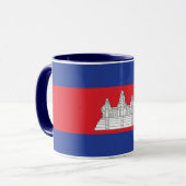 Drapeau Combo Mug Du Cambodge (Devant gauche)