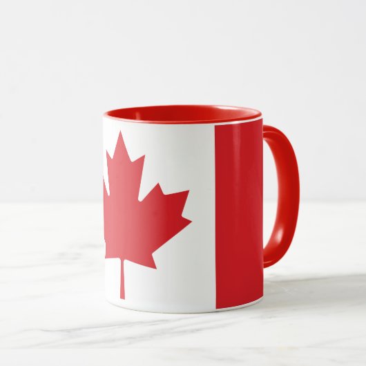 Drapeau Combo Mug Du Canada (Devant droit)