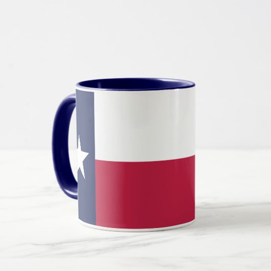 Drapeau Combo Mug Du Texas (Devant gauche)