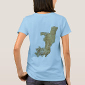 Drapeau Congo-Brazzaville x Carte T-shirt (Dos)