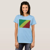 Drapeau Congo-Brazzaville x Carte T-shirt (Devant entier)