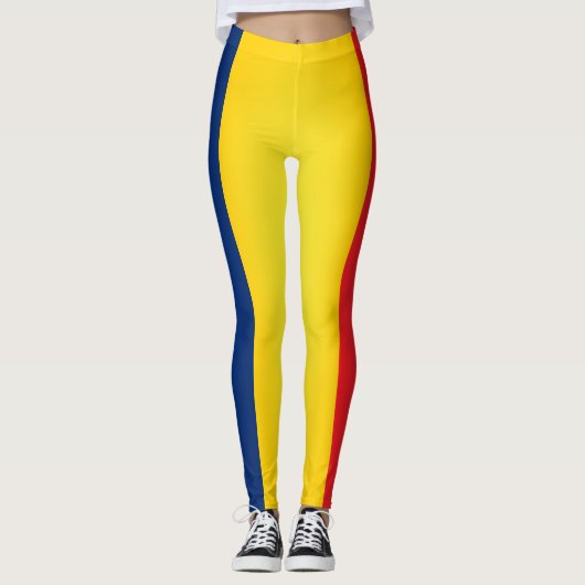 Drapeau cool Tchad Leggings de mode (Devant)