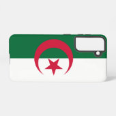 Drapeau Coque Samsung Galaxy S21 d'Algérie (Verso Horizontal)