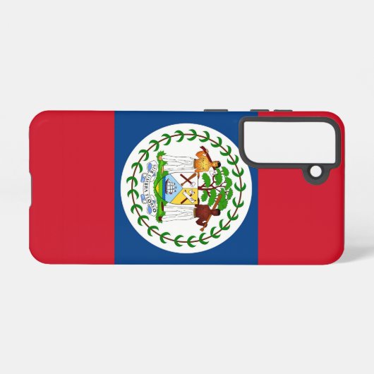 Drapeau Coque Samsung Galaxy S21 de Belize (Verso Horizontal)