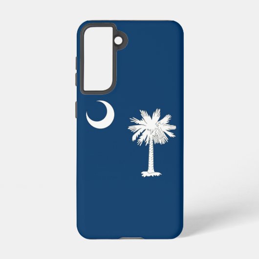 Drapeau Coque Samsung Galaxy S21 de Caroline du Su (Verso)