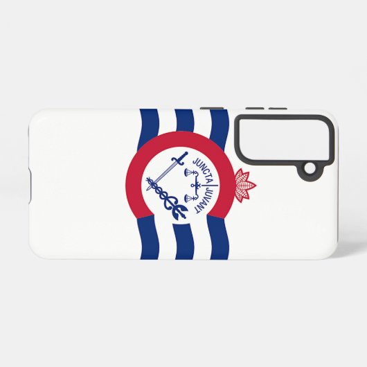Drapeau Coque Samsung Galaxy S21 de Cincinnati (Verso Horizontal)