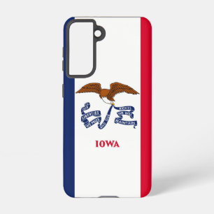 Drapeau Coque Samsung Galaxy S21 de l'Iowa, États-
