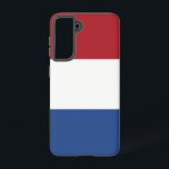 Drapeau Coque Samsung Galaxy S21 de Pays-Bas<br><div class="desc">Voici notre couverture Samsung Galaxy S21 avec le drapeau des Pays-Bas, conçue pour associer protection et célébration du patrimoine néerlandais. Réalisée avec une attention minutieuse aux détails, cette couverture affiche fièrement le tricolore emblématique du rouge, du blanc et du bleu, symbolisant l'histoire, la culture et l'identité nationale des Pays-Bas. Que...</div>