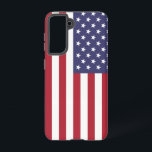 Drapeau Coque Samsung Galaxy S21 des États-Unis<br><div class="desc">Transformez votre Samsung Galaxy S21 en un fier symbole du patrimoine américain avec notre couverture téléphonique exclusive avec le drapeau des États-Unis! Réalisée avec une attention minutieuse aux détails, cette couverture téléphonique va au-delà de la fonctionnalité ; elle célèbre la riche histoire et l'unité représentées par les étoiles et les...</div>