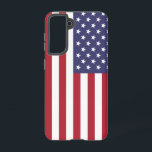 Drapeau Coque Samsung Galaxy S21 des États-Unis<br><div class="desc">Transformez votre Samsung Galaxy S21 en un fier symbole du patrimoine américain avec notre couverture téléphonique exclusive avec le drapeau des États-Unis! Réalisée avec une attention minutieuse aux détails, cette couverture téléphonique va au-delà de la fonctionnalité ; elle célèbre la riche histoire et l'unité représentées par les étoiles et les...</div>