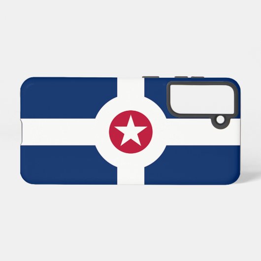 Drapeau Coque Samsung Galaxy S21 d'Indianapolis, U (Verso Horizontal)