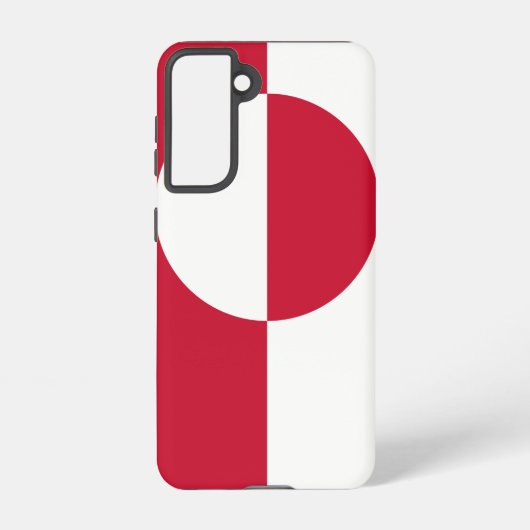 Drapeau Coque Samsung Galaxy S21 du Groenland (Verso)