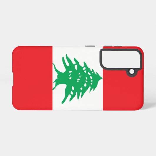 Drapeau Coque Samsung Galaxy S21 du Liban (Verso Horizontal)