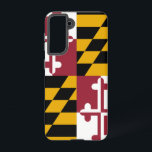 Drapeau Coque Samsung Galaxy S21 du Maryland, État<br><div class="desc">Transformez votre Samsung Galaxy S21 en une célébration de la fierté du Maryland grâce à notre couverture téléphonique exclusive avec le drapeau de l'état ! Réalisée avec une attention minutieuse aux détails, cette couverture présente fièrement les éléments distinctifs du drapeau du Maryland. Il présente une conception unique de quadrants alternés...</div>