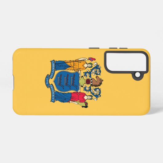 Drapeau Coque Samsung Galaxy S21 du New Jersey (Verso Horizontal)