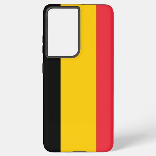 Drapeau Coque Samsung Galaxy S21 Plus de Belgique (Verso)