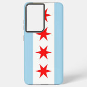 Drapeau Coque Samsung Galaxy S21 Plus de Chicago (Verso)